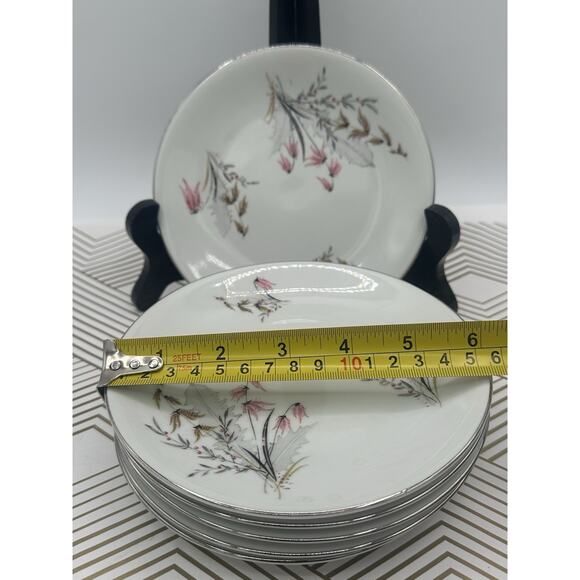 Mountain Bell Royal Duchess 6" Bread Plates Cottage-core Bavaria Germany Set 6 - Picture 2 of 5